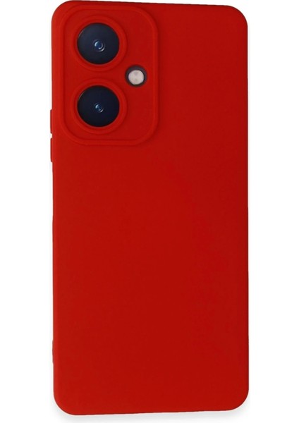Vivo Y27 Kılıf Nano Içi Kadife Silikon - Kırmızı