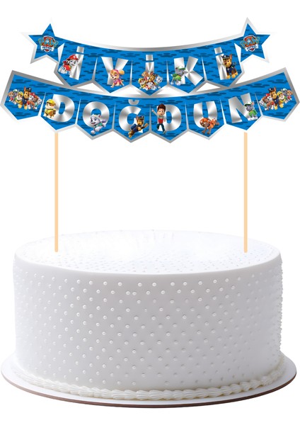 Paw Patrol Pasta Üstü Banner