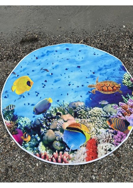 Yuvarlak Plaj, Kamp, Piknik Örtüsü Çap 150 cm indirimleri