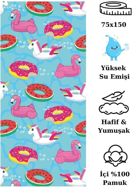 Baskılı Plaj Havlusu