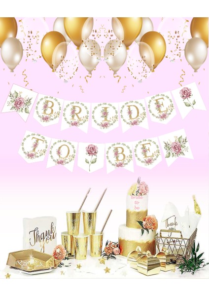 Bride To Be Temalı Uzar Yazı Banner