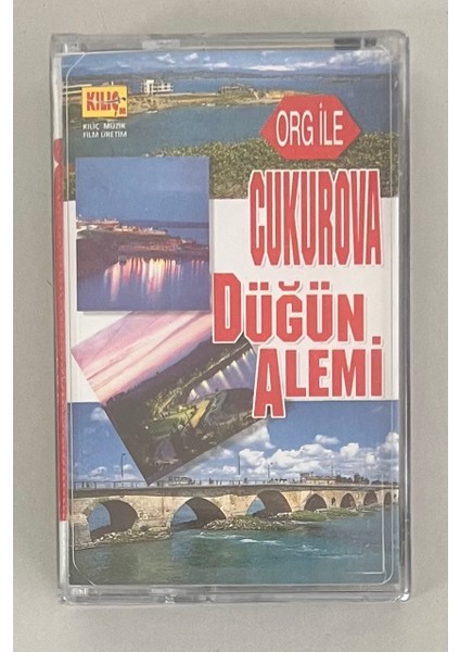 Org Ile Çukurova Düğün Alemi Kaset (Jelatinli Sıfır Orijinal Dönem Baskı Kaset)