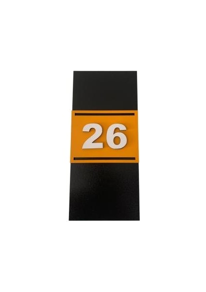 Numaralı Kapı Süsü