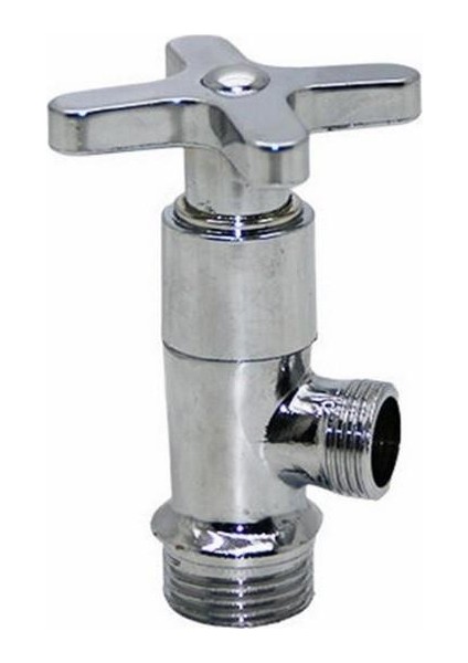 Zhltools Yıldız Aç Kapa 4 Kollu Krom Çevirveli Taharet Musluğu