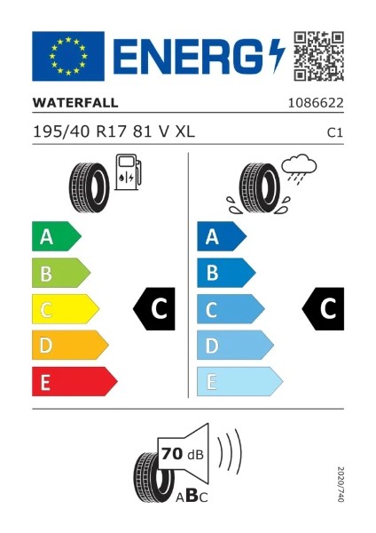 195/40/17 81V Eco Dynamic Waterfall 2024 Yaz Lastiği fiyatları