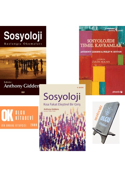 Sosyoloji Kısa Fakat Eleştirel Bir Giriş - Sosyolojide Temel Kavramlar - Sosyoloji / 3 Kitap Set - Anthony Giddens