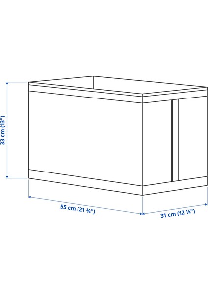 Skubb Kutu Seti 31 x 55 x 33 cm Beyaz Kumaş Fermuarlı Gardırop ve Raf Düzenleyici fiyatları