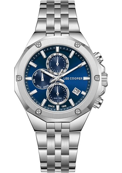 LC08104.390 Erkek Kol Saati | 43 mm Kasa, Lacivert Kadran, 5 Atm Su Geçirmezlik