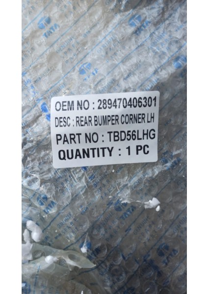 289470406301 Tata Xenon Arka Köşe Tamponu Sol Oem Ürün 289470406301 Tata Xenon 2.2l Için Uygundur fiyatları