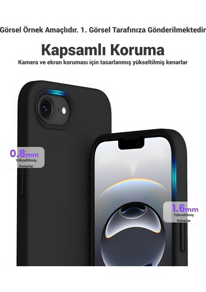 iPhone 13 Mini Uyumlu Kamera Çıkıntılı Silinebilir Leke Tutmaz Içi Kadife Lansman Kılıf indirimleri