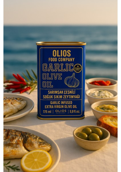 Sarımsak Çeşnili Zeytinyağı