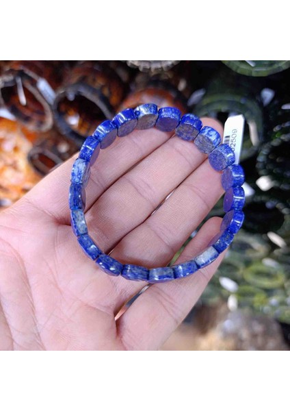 Lapis Lazulli Doğal Taş Bileklik Elmas Kesimi Özel Doğal Taş Bileklik Erkek Bileklik Kadın Bileklik modelleri