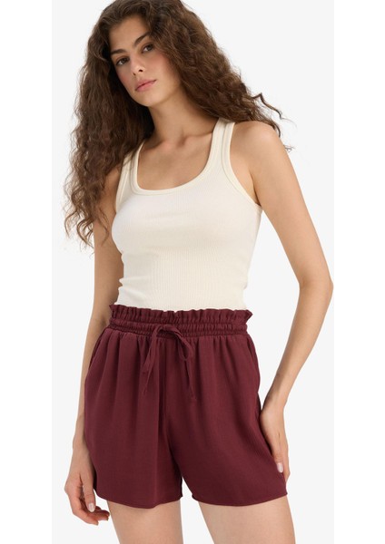 Normal Bel Kısa Paça Krinkıl Viskon Şort F3101AX25HS modelleri