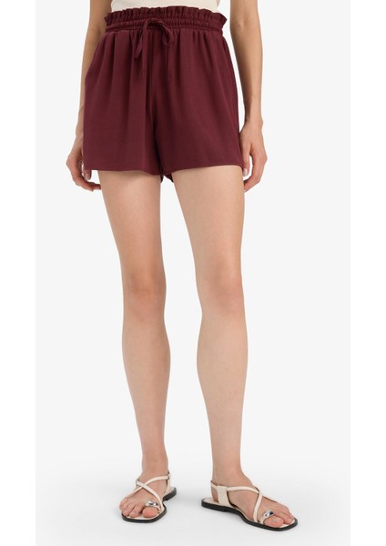 Normal Bel Kısa Paça Krinkıl Viskon Şort F3101AX25HS fırsatları