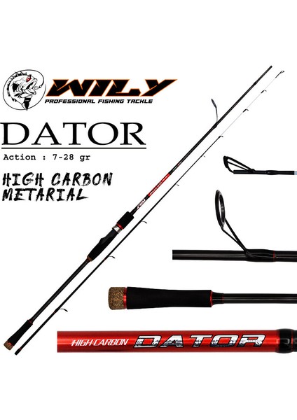 Dator Spin Kamış 210 cm 7-28 gr
