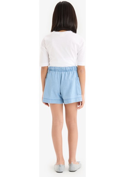 Kız Çocuk Jean Şort B6574A825SM