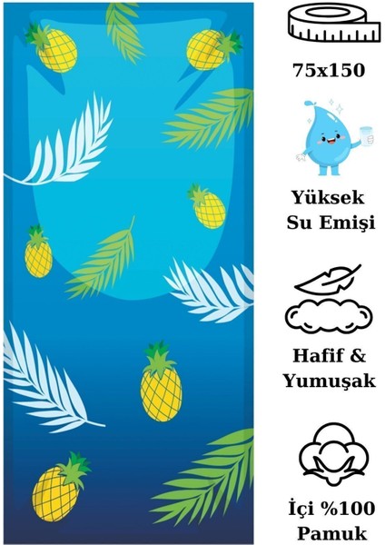 Baskılı Plaj Havlusu