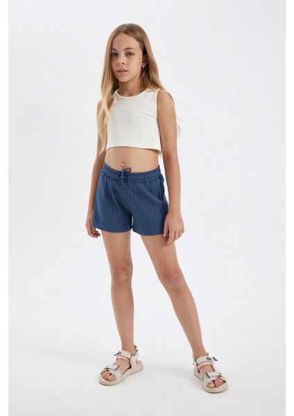 Kız Çocuk Fitilli Kaşkorse Şort D2009A824SM modelleri