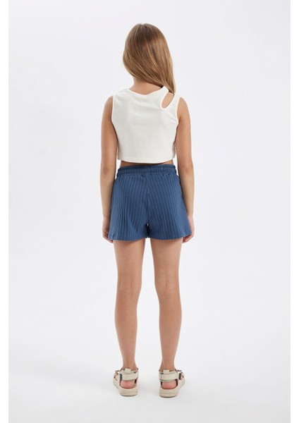 Kız Çocuk Fitilli Kaşkorse Şort D2009A824SM