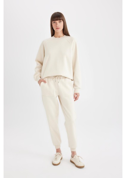 Regular Fit Jogger Eşofman Altı Basic Düz Beli Lastikli Bağcıklı Cepli V2699AZ24WN modelleri