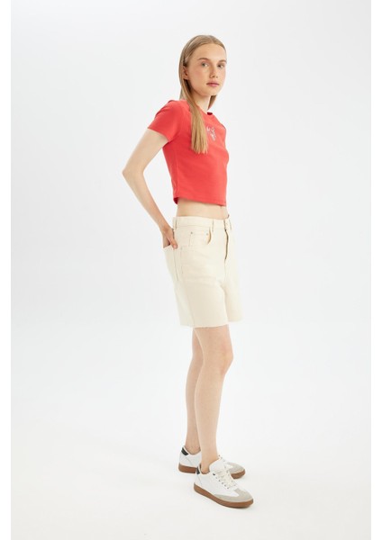 Coool Regular Fit Normal Bel Kısa Paça Gabardin Şort D0964AX24SM indirimleri