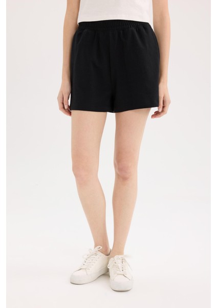 Beli Lastikli Cepli Düz Paça Şort U3357AZ25SM fırsatları