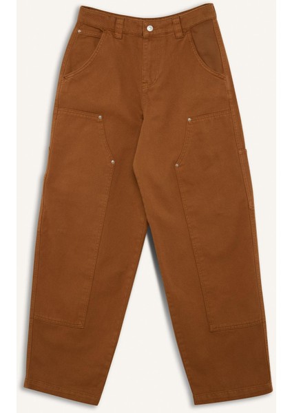 Coool Baggy Fit Gabardin Pantolon Cepli Normal Bel E4028AX25SP