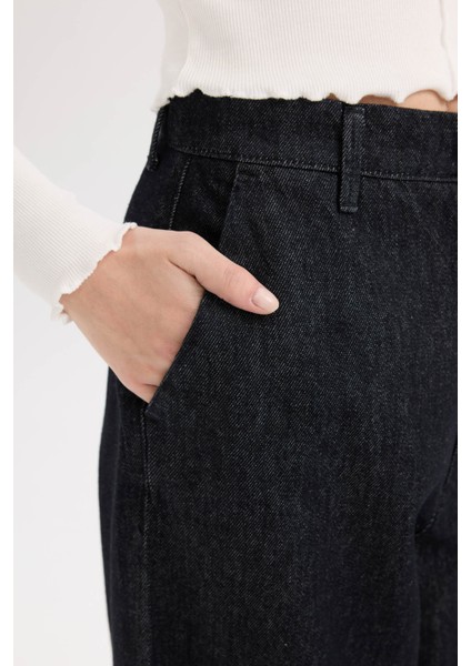 Baggy Fit Yüksek Bel Uzun Jean Pantolon E2966AX25SP indirimleri