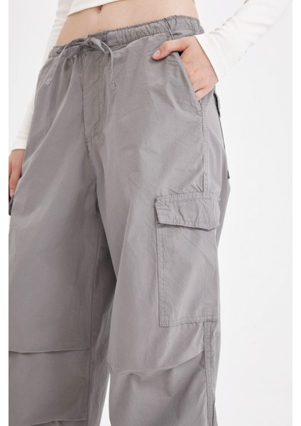 Coool Paraşüt Poplin Pantolon Basic Düz Cepli Beli Lastikli A6266AX24AU indirimleri