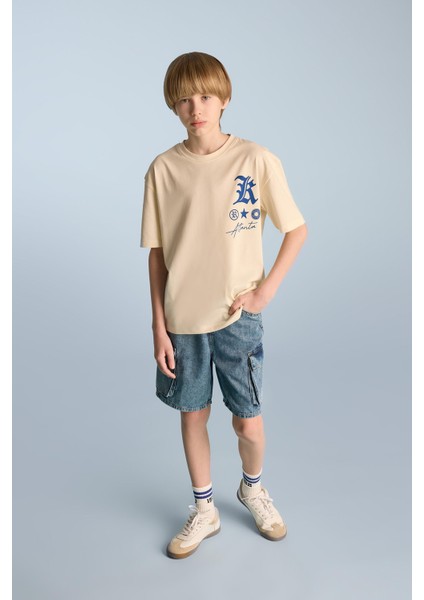 Erkek Çocuk Jean Şort D8566A825SM fiyatları