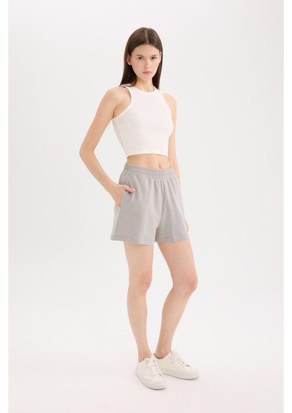 Beli Lastikli Cepli Düz Paça Şort U3357AZ25SM modelleri