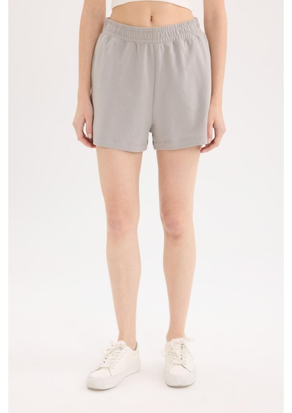 Beli Lastikli Cepli Düz Paça Şort U3357AZ25SM fırsatları