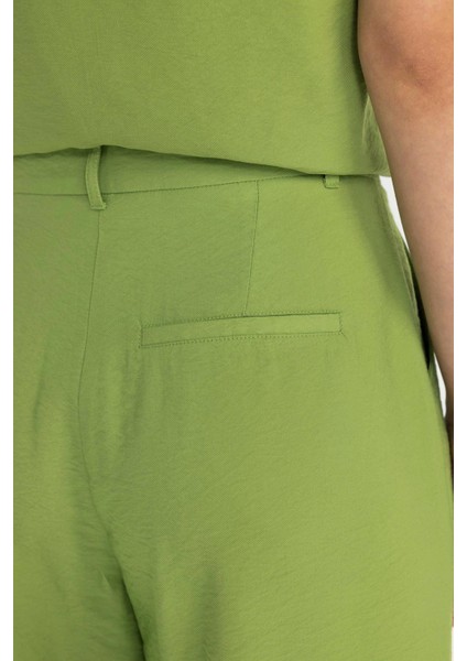 Wide Leg Geniş Bol Paça Pensli Basic Düz Klasik Palazzo Pantolon C5931AX24SM