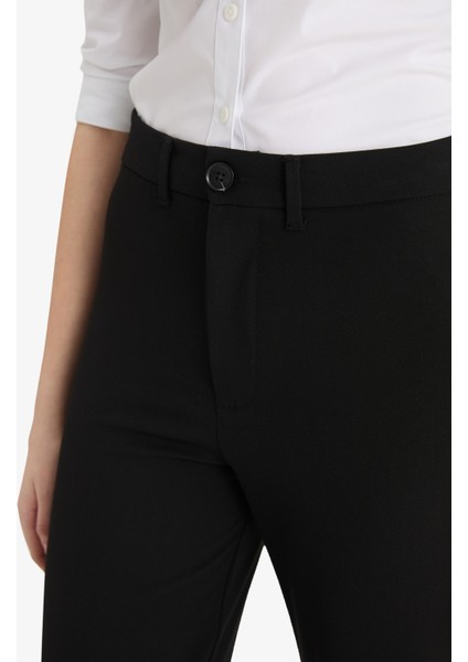 Wide Leg Normal Bel Basic Düz Standart Boy Pantolon F2656AX25SM indirimleri