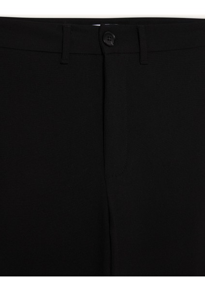 Wide Leg Normal Bel Basic Düz Standart Boy Pantolon F2656AX25SM