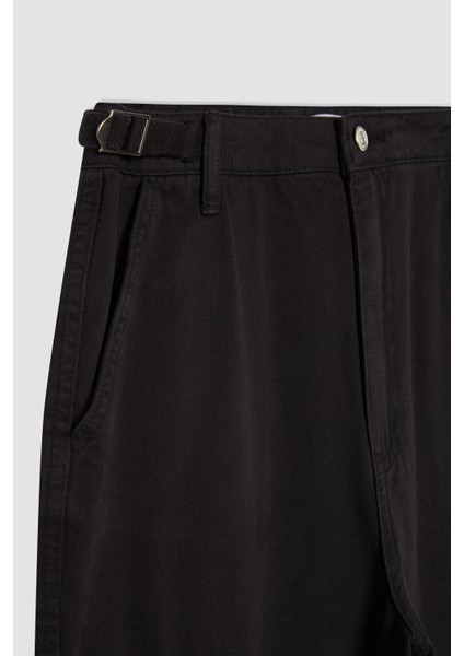 Coool Straight Fit Gabardin Pantolon Kargo Cepli B7611AX24SP