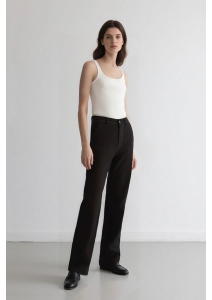 Coool Straight Fit Gabardin Pantolon Yüksek Bel E4346AX25SP fiyatları