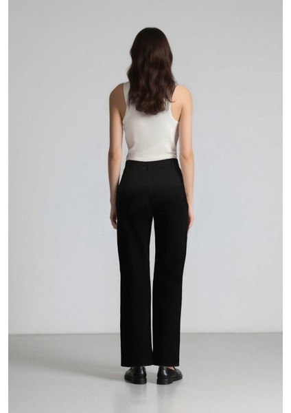 Coool Straight Fit Gabardin Pantolon Yüksek Bel E4346AX25SP