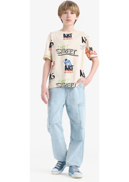 Erkek Çocuk Paraşüt Jean Pantolon D6821A825SM fırsatları