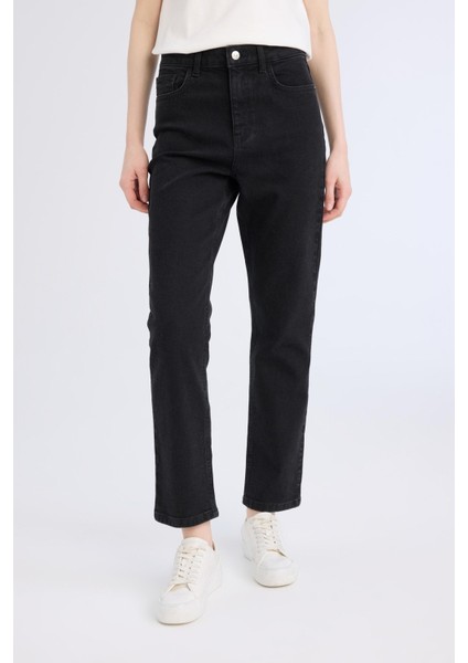 Mary Vintage Straight Fit Yüksek Bel Düz Paça Uzun Jean Pantolon D8180AX25SP fırsatları