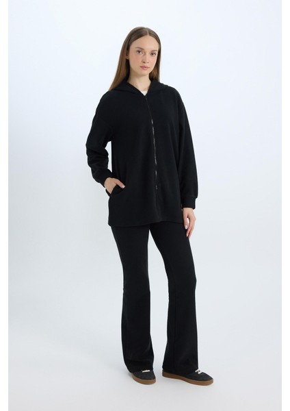 Wide Leg Geniş Paça Beli Lastikli Uzun Boy Pantolon E4387AX24WN