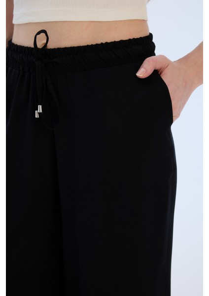 Yüksek Bel Beli Lastikli Bağcıklı Belmando Kapri I6798AZ25SM indirimleri