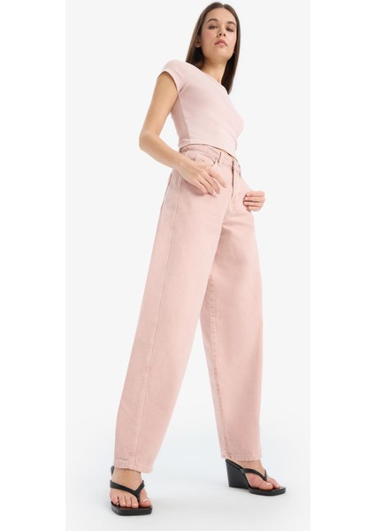 Afra x Defacto Coool Baggy Fit Kışlık Gabardin Pantolon Yıkamalı Normal Bel E4307AX25SP indirimleri