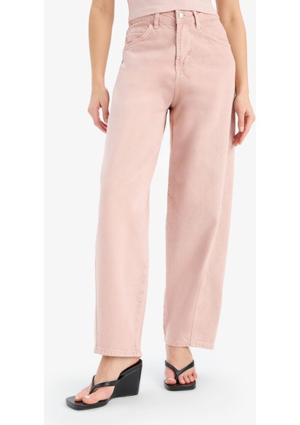 Afra x Defacto Coool Baggy Fit Kışlık Gabardin Pantolon Yıkamalı Normal Bel E4307AX25SP