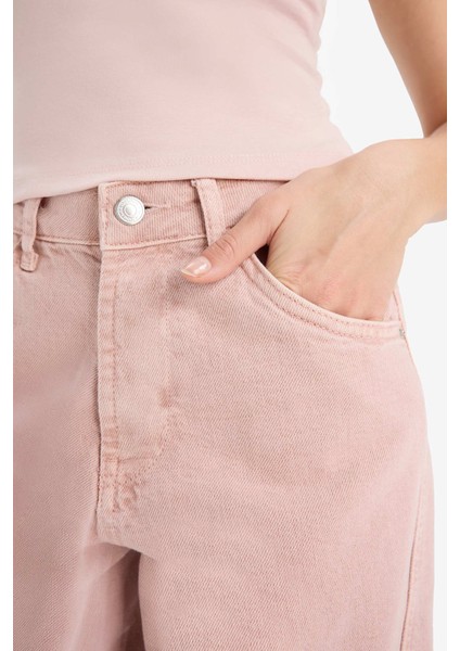Afra x Defacto Coool Baggy Fit Kışlık Gabardin Pantolon Yıkamalı Normal Bel E4307AX25SP