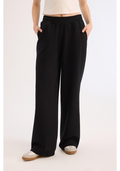 Coool Wide Leg Eşofman Altı Beli Lastikli Geniş Bol Paça B3345AX25SP fırsatları