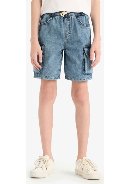 Erkek Çocuk Jean Şort D8566A825SM