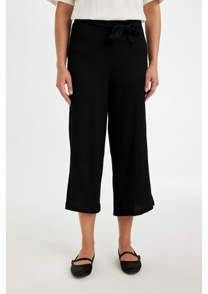 Pantolon Regular Fit Bürümcük Kısa Paça Basic Düz D5924AX24HS fırsatları