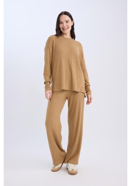 Pantolon Traditional Flare Fit Düz Paça Fitilli Kaşkorse D6050AX24AU fiyatları