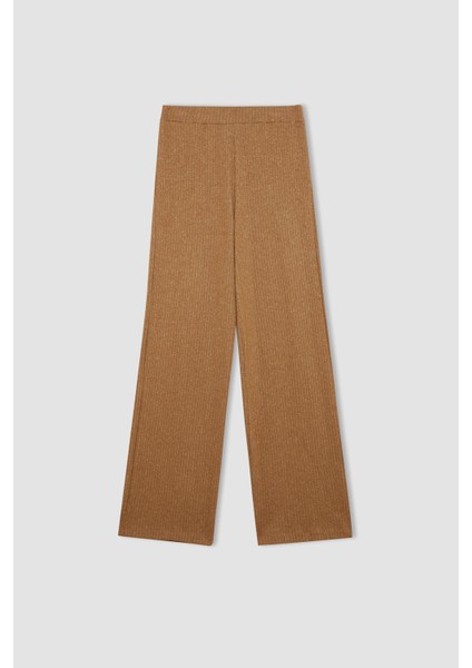 Pantolon Traditional Flare Fit Düz Paça Fitilli Kaşkorse D6050AX24AU